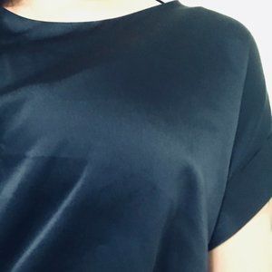 Midnight blue Silk Top!!